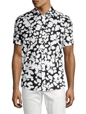 Michael Kors Short-sleeve Floral Shirt