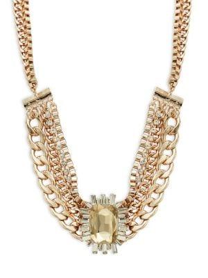 Design Lab Crystal Statement Necklace