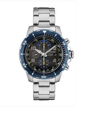 Seiko Stainless Steel Bracelet Chronograph Watch