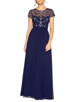 Quiz Embellished Maxi Dress