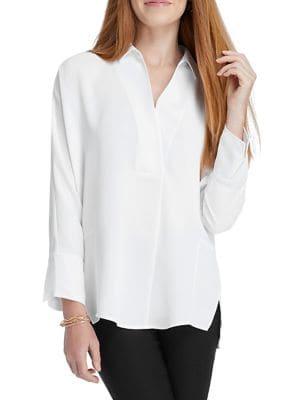 Nic+zoe Relaxed-fit Flowing Ease High-low Top