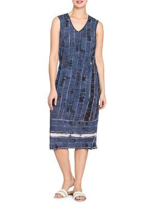 Nic+zoe Coastline Printed Midi Dress