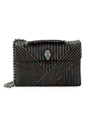 Kurt Geiger London Textured Leather Shoulder Bag