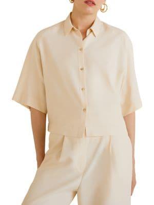 Mango Oversized Soft Shirt