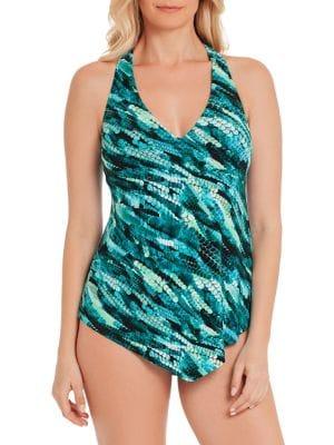 Magicsuit Aquarius Taylor Handkerchief Tankini Swim Top