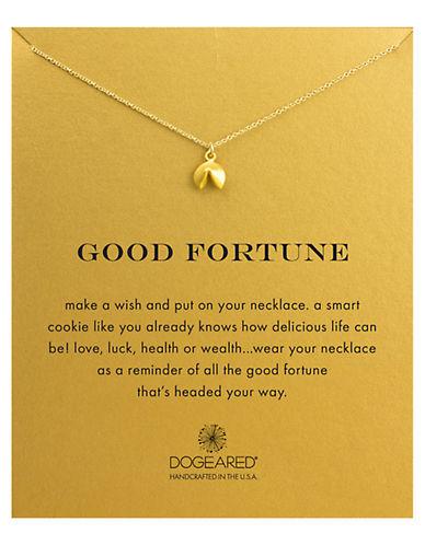 Dogeared Reminders Good Fortune Goldplated Sterling Silver Pendant Necklace
