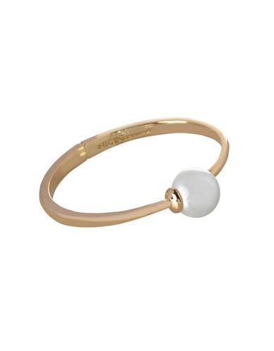 Bcbgeneration Pearl Group Faux Pearl & 12k Yellow Goldplated Bracelet