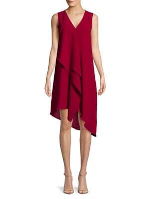 Adrianna Papell Asymmetrical Mini Dress