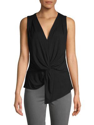 Bailey 44 Sleeveless Twist-front Top