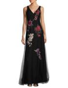 Basix Floral Embroidered Dress