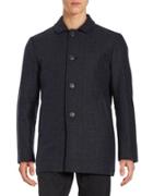 Selected Homme Plaid Wool-blend Coat