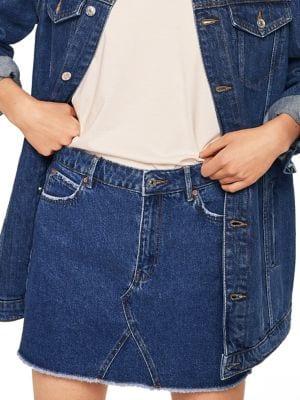 Mango Organic Denim Skirt