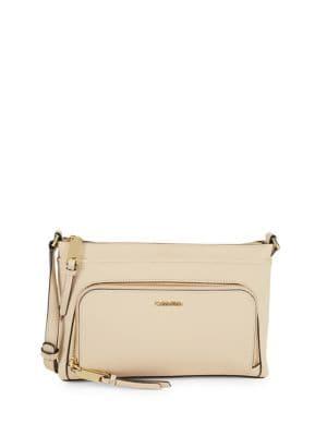 Calvin Klein Lily Leather Crossbody Bag