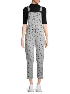 Free People Star-print Overalls