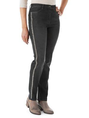Olsen Mona Silm Beaded Jeans