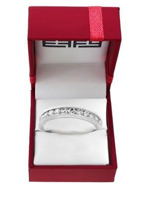 Effy Pave Classica 14k White Gold And 0.49 Tcw Diamond Ring