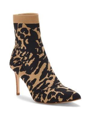 Louise Et Cie Silvya Printed Point-toe Booties