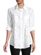 Lord & Taylor Tucan Nancy Cotton Button-down Shirt