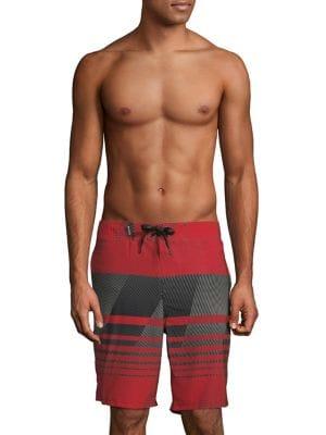Spyder Striped Stretch Swim Shorts