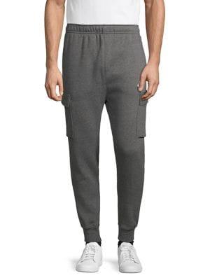 Nike Heathered Cotton-blend Jogger Pants