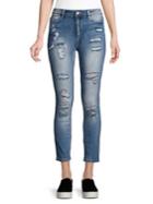 Design Lab Distressed Faded Jeans