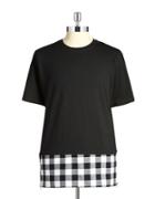 Reason Checkered Accented Tee