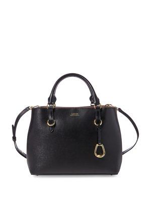 Lauren Ralph Lauren Leather Medium Satchel