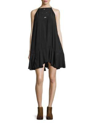 Free People Heat Wave Embroidered Tunic Dress