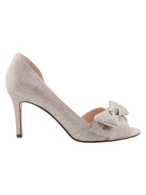 Nina Forbes2 Peep-toe Bow Pumps