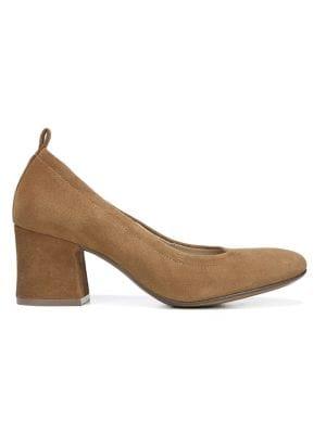 Naturalizer Dalee Block Heel Suede Pumps