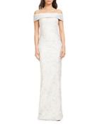 Theia Off-the-shoulder Mermaid Gown