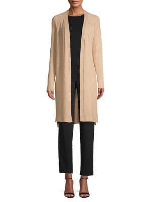 H Halston Heathered Duster Cardigan
