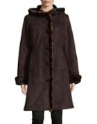 Gallery Faux Shearling-trimmed Coat