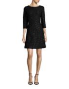 Vince Camuto Textured Sequin Dress