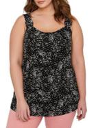 Addition Elle Michel Studio Plus Swing Printed Top
