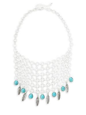 Design Lab Circle-link Bib Necklace