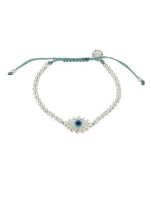 Bcbgeneration Modern Mystic Eye Charm Adjustable Friendship Bracelet