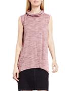 Two By Vince Camuto Sleeveless Slub Space Dye Cowlneck Tunic