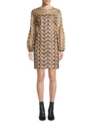 Trina Turk Eastern Luxe Kai Mini Shift Dress