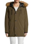 Guess Faux Fur-trim Parka