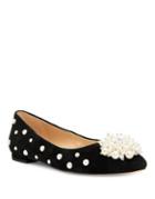 Katy Perry Lady Suede Embellished Flats