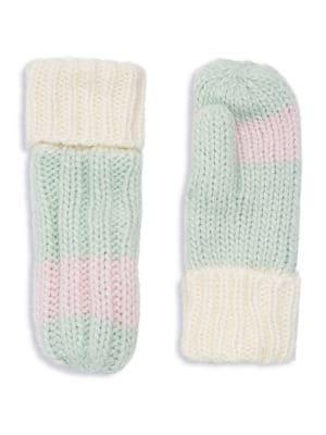 Rella Colorblock Knit Mittens