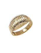 Lord & Taylor 14kt. Yellow Gold Ribbed Dome Ring