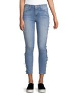 Flying Monkey Straight Cropped Skinny Jeans