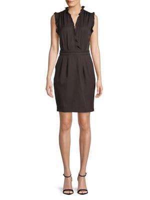 Vero Moda Sleeveless Ruffled Sheath Dress