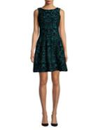 Gabby Skye Patterned Fit-&-flare Dress