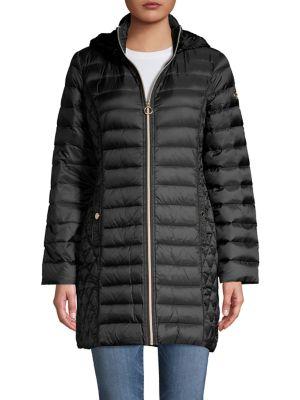 Michael Kors Petite Quilted Puffer Coat