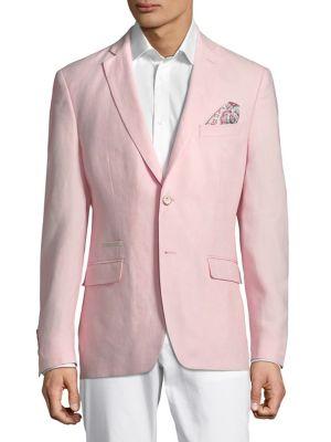 Tallia Orange Linen Suit Jacket