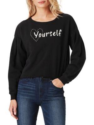 Jessica Simpson Dasha Printed Long Sleeve Top