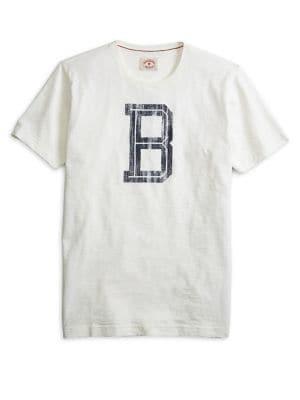 Brooks Brothers Red Fleece Block B Cotton Tee